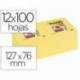 Bloc notas quita y pon Post-it ® super sticky 76 x 127 mm amarillo
