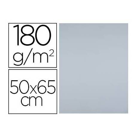 Cartulina Liderpapel color Gris 50x65 cm 180 gr 25 unidades
