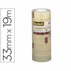 Cinta adhesiva marca Scotch acordeon 550 pack 8 unidades