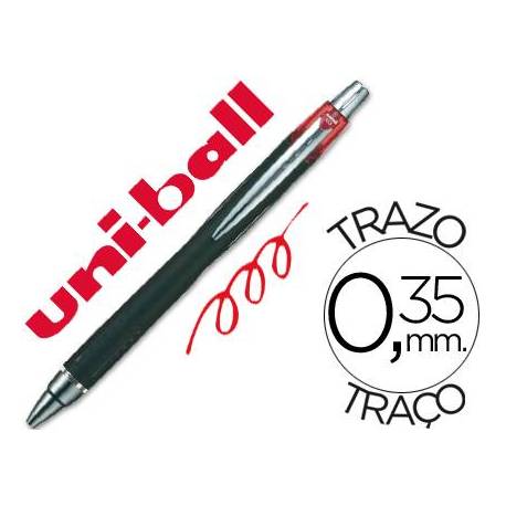 Rotulador-Bolígrafo roller Uni-Ball rojo SXN-210 Jet Stream trazo 0,35 mm