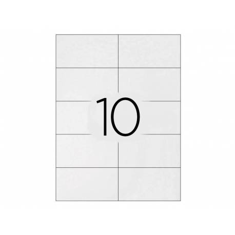 Etiquetas Adhesivas marca Q-Connect 105 x 57 mm