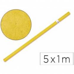 Bobina papel tipo kraft Liderpapel 65 g/m² 5 x 1 m amarillo