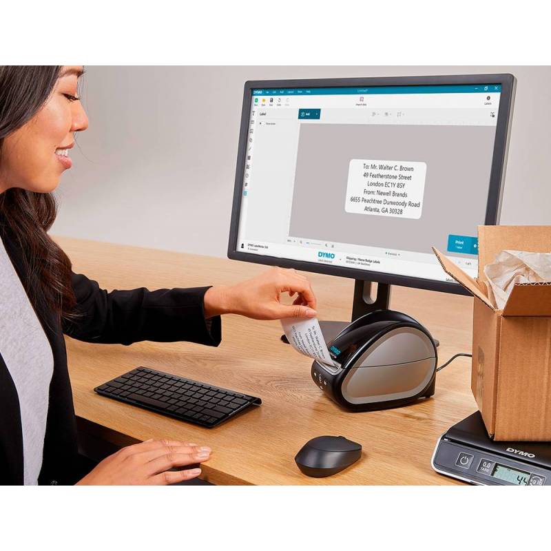 Impresora De Etiquetas Dymo Labelwriter 550 Con 3 Rollos De | Envío Gratis