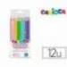 Lapices de colores Carioca Pastel Hexagonal con 12 colores