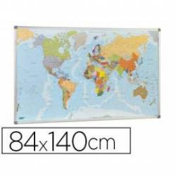 Mapa mural del mundo planisferio magnetico marca Faibo