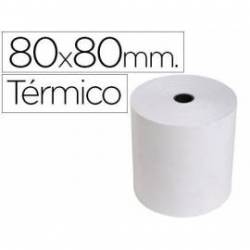 Rollo sumadora exacompta termico 80 mm x 80 mm 55 g/m2