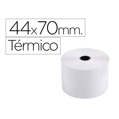 Rollo sumadora exacompta termico 44 mm x 70 mm 55 g/m2