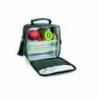 BOLSA PORTA ALIMENTOS IBILI LUNCH AWAY GREEN TERMICA CON ASA INCLUYE 2 RECIPIENTES CON TAPA HERMETICA Y BANDEJA