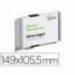 IDENTIFICADOR PORTANOMBRE DURABLE ALUMINIO PLACA ACRILICA ANTIRREFLENTANTE PARA PUERTAS 149X105,5 MM