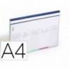 Carpeta dossier fastener Duraclip DIN A4 PVC Colores Surtidos