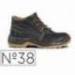 Botas de seguridad Marca Paredes Piel Negro Talla 38