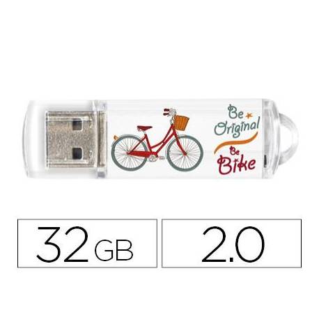 Memoria Flash USB de Techontech 32 GB Be Bike