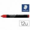 MINAS STAEDTLER PARA MARCAR ROJO LUMOCOLOR PERMANENTE OMNIGRAPH 236 CAJA DE 12 UNIDADES
