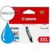 Cartucho Canon 581 XXL Pixma color Cian 1995C001