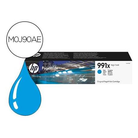 TONER INK-JET HP 991X COLOR CIAN M0J90AE