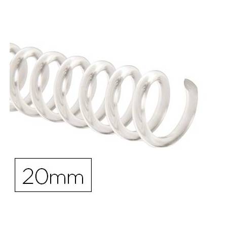 Espiral Plastico Q-Connect Transparente de 32 5:1 20mm 2mm