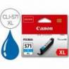 Cartucho Canon CLI-571XL Pixma cian 0332C001. 375 paginas