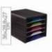 Fichero cajones CEP para 5 cajones color Multicolor/Negro