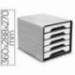 Fichero cajones CEP para 5 cajones color Blanco/Negro