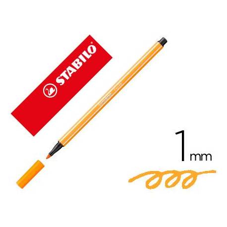 Rotulador Stabilo pen 68/30 1 mm Color Naranja