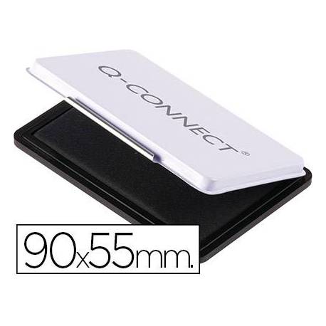 Tampon Q-Connect Nº 3 Color Negro 90x55mm