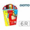 Rotulador Giotto Bebe Punta Gruesa Caja 6 colores