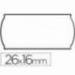 Etiquetas marca Meto onduladas 26 x 16 mm