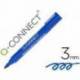Rotulador Q-Connect punta de fibra permanente 3 mm color azul