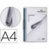 Carpeta dossier con pinza lateral giratoria Durable 30 hojas Din A4 color grafito