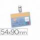 Identificador con pinza marca Durable horizontal