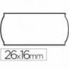 Etiquetas marca Meto onduladas 26 x 16 mm rollo de 1200 etiquetas