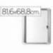 Vitrina anuncio Bi-0ffice magnetica para exterior con marco de aluminio y cerradura