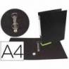 Carpeta marca Liderpapel carton forrado Color System A4 negra 