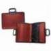 Cartera Marca Liderpapel portadocumentos con asa y cremallera Rojo