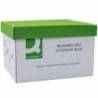 Cajon q-connect carton para 3 cajas archivo definitivo a4 lomo 100 mm montaje automaticomedidas interior 327x387x250mm