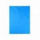Carpeta Liderpapel gomas Folio carton forrado Pvc color azul