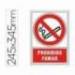 Señal marca Syssa prohibido fumar