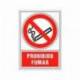 Señal marca Syssa prohibido fumar