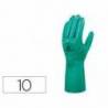 Guante DeltaPlus de Nitrilo flocado Algodon talla 10
