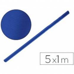Bobina papel tipo kraft Liderpapel 65 g/m² 5 x 1 m azul azurita