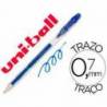 Boligrafo marca Uni-Ball roller UM-120 signo 0,4 mm azul