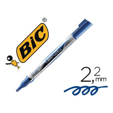 Rotulador Bic Velleda 2,2 mm color azul
