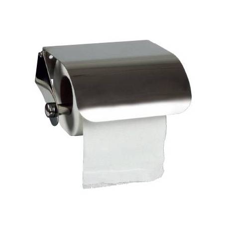 Dispensador papel higienico marca Q-Connect acero inoxidable