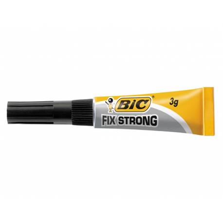 Pegamento Instantaneo marca Bic fix strong 3 gr adhesivo extra (73834)