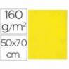 Fieltro marca Liderpapel 50 x 70 cm amarillo