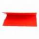 Carpeta de gomas Liderpapel color rojo folio