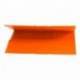 Carpeta de gomas Liderpapel color naranja folio