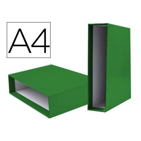 Caja archivador marca Liderpapel de palanca Din A4 documenta Verde