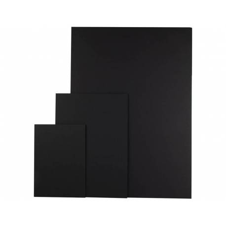 Carton pluma Liderpapel doble cara negro 50 x 70 cm Espesor 5 mm (72525)