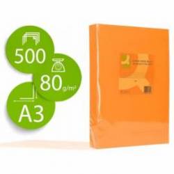 Papel color Q-Connect Din A3 Naranja intenso 500 hojas